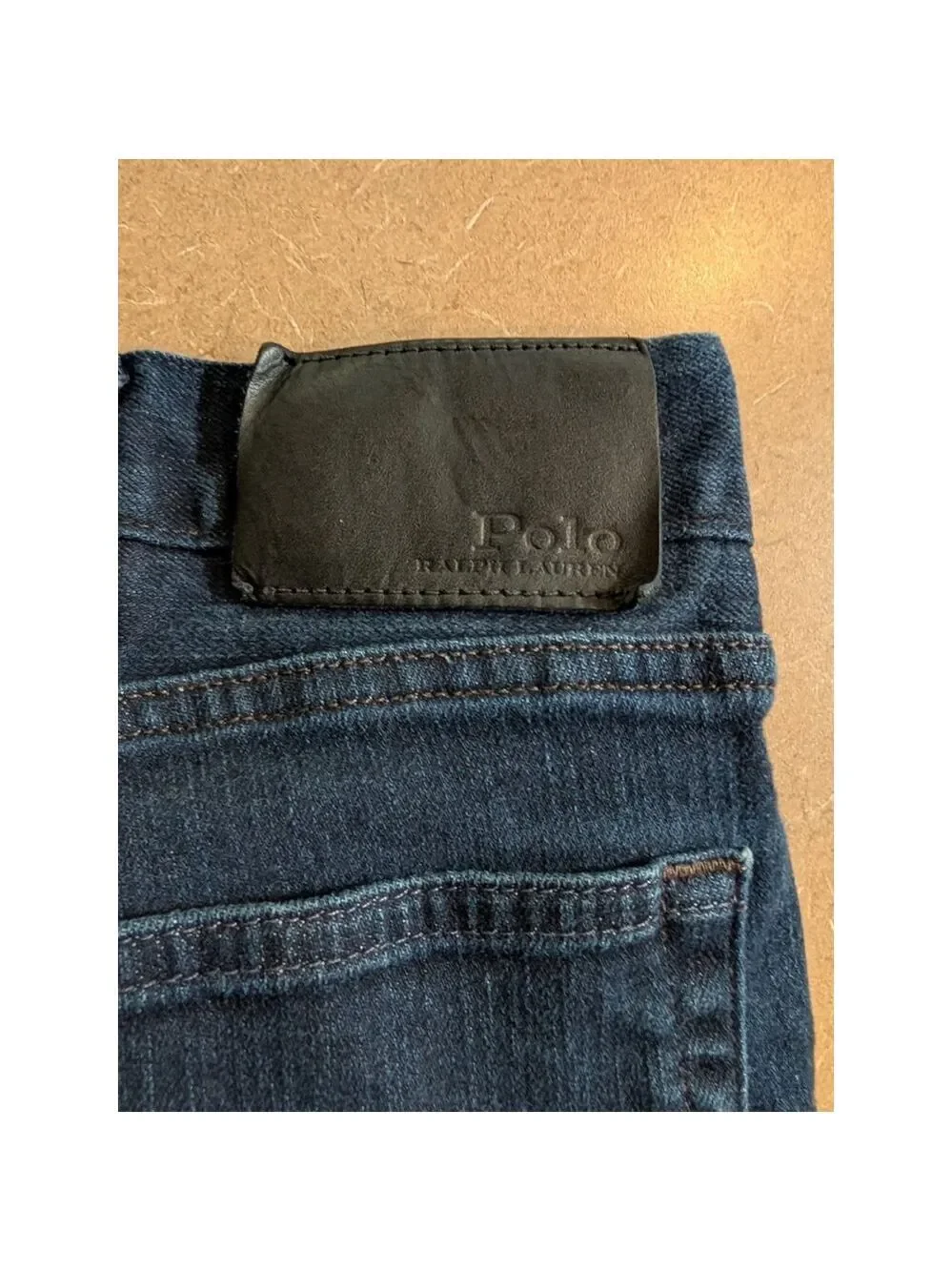 Polo Ralph Lauren Black Label Mens Prospect Straight Jeans 40X30 Dark Wash Luxe